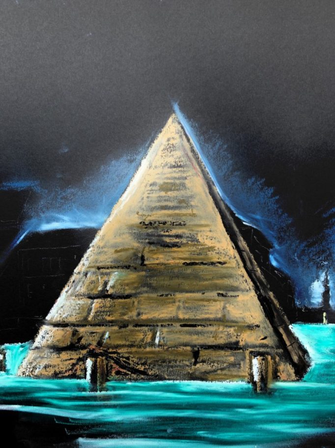 Die Pyramide – ca. 0.50m x 0.60m